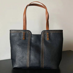 Retro Style Women Tote Large Capacity Shoulder Bags for Shopping Traveling