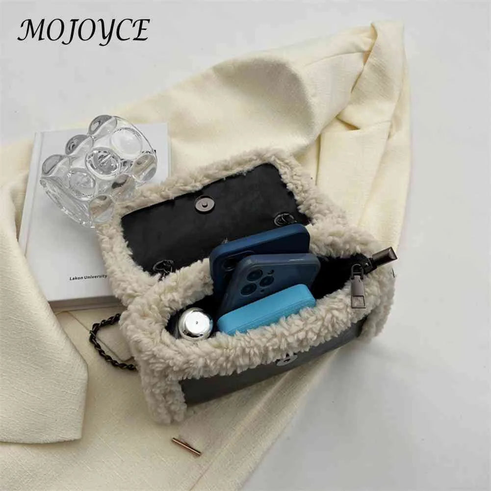 Retro Faux Suede Messenger Handbag Street Satchel for Lady Girl
