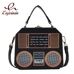 Retro Radio Purse Handbag for Women Party Clutch Evening Bag