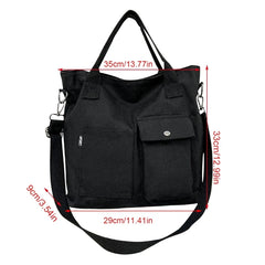 Retro Canvas Shoulder Bag Tote Handbag for Women Girls
