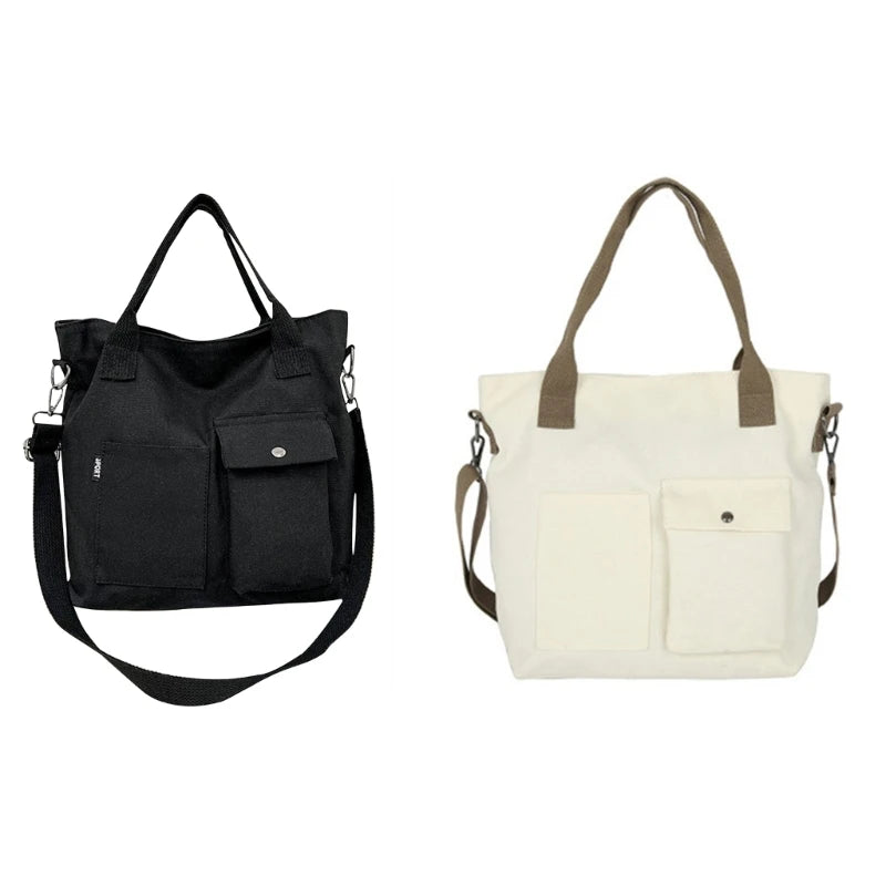 Retro Canvas Shoulder Bag Tote Handbag for Women Girls