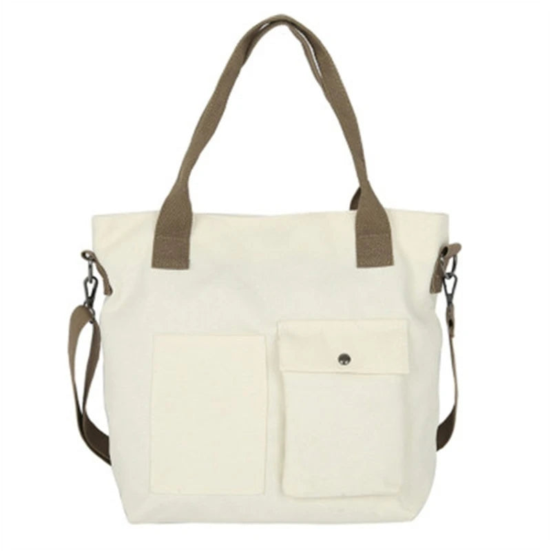 Retro Canvas Shoulder Bag Tote Handbag for Women Girls