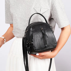Retro Shoulder Bag for Women Soft PU Leather Crossbody Bag Big Capacity