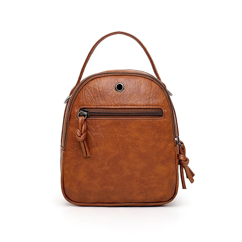 Retro Shoulder Bag for Women Soft PU Leather Crossbody Bag Big Capacity