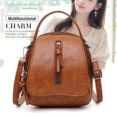 Retro Shoulder Bag for Women Soft PU Leather Crossbody Bag Big Capacity