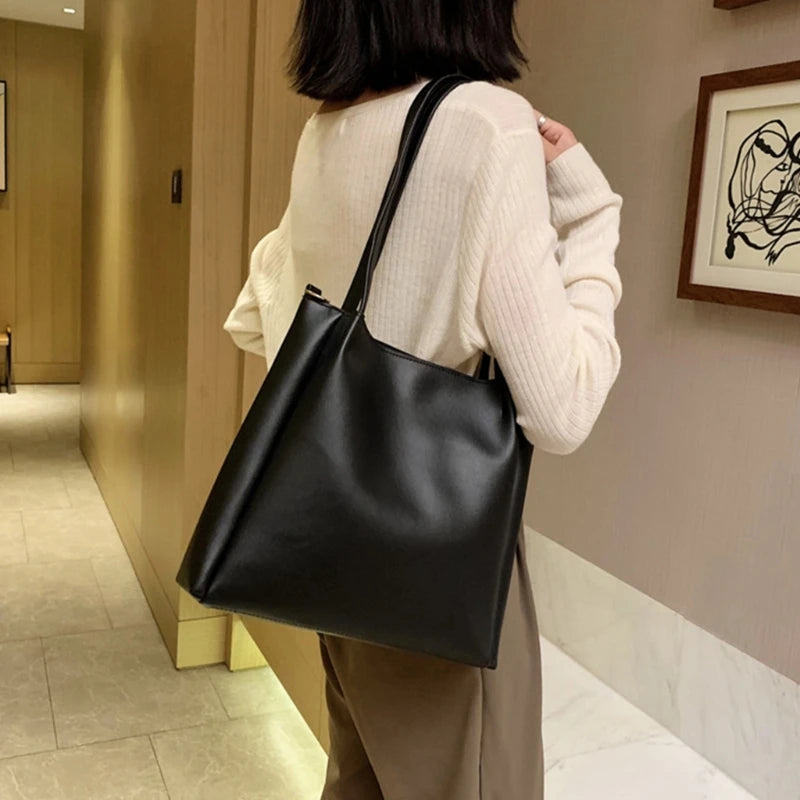 Retro Shoulder Bag PU Leather Crossbody Bags Tote Handbag for Women Girls