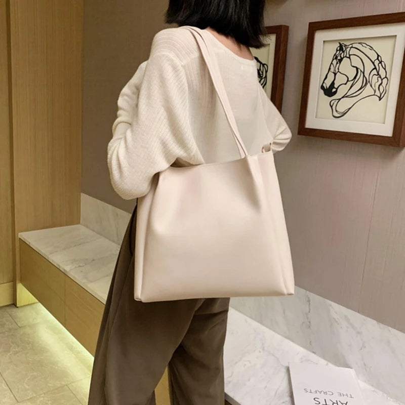 Retro Shoulder Bag PU Leather Crossbody Bags Tote Handbag for Women Girls