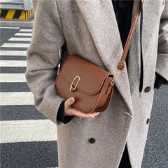 Retro Shoulder Bags Solid Crossbody Women's Bags Large Capacity Handbags