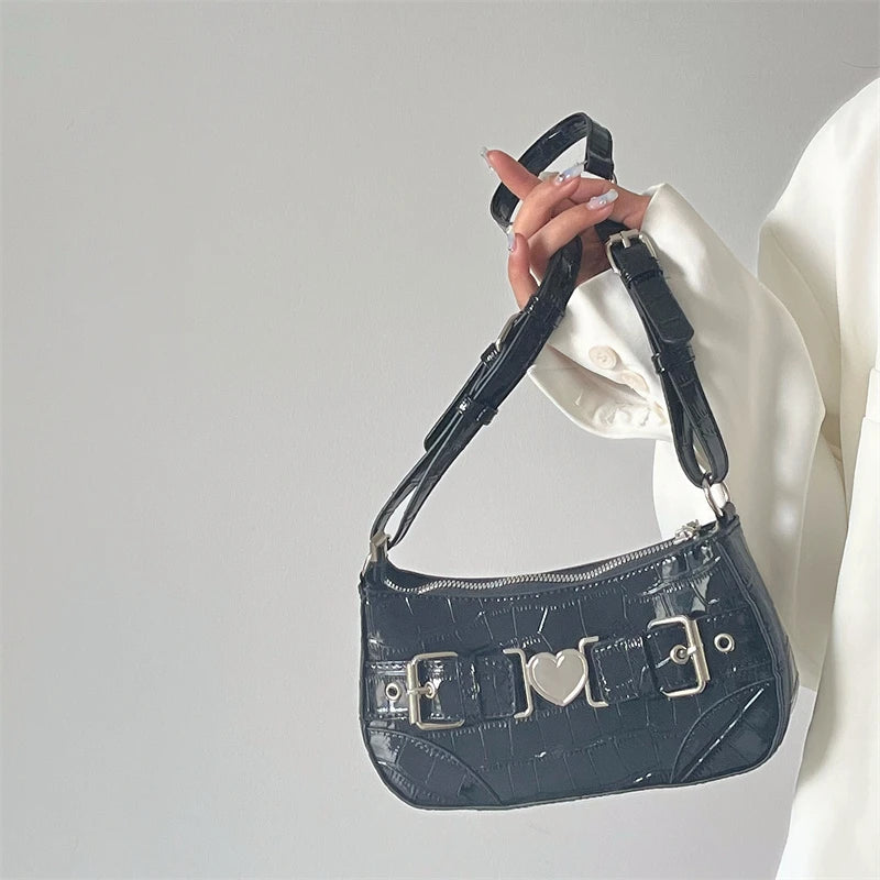 Retro Shoulder Bag Women PU Leather Lady Shopping Purse Clutch Bolsa