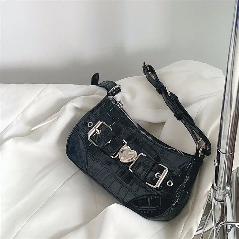 Retro Shoulder Bag Women PU Leather Lady Shopping Purse Clutch Bolsa