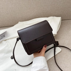 Retro PU Leather Shoulder Bag Crossbody Satchel Mini Bag