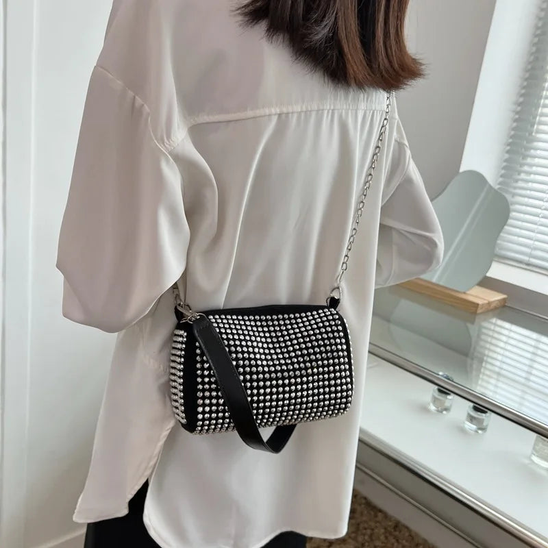 Retro Small Bags Women's Stylish Leisure Chain Bag