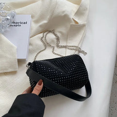 Retro Small Bags Women's Stylish Leisure Chain Bag