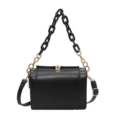 Small Box Bag Pu Leather Crossbody Bag Women's Handbags Lady Shoulder Bags