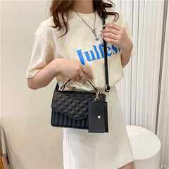 Retro Solid Bag Women's Small Square Bag Shoulder Crossbody