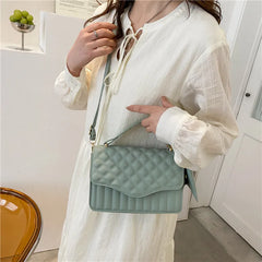 Retro Solid Bag Women's Small Square Bag Shoulder Crossbody