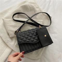 Retro Solid Bag Women's Small Square Bag Shoulder Crossbody