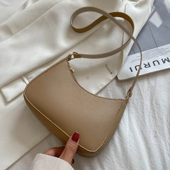 Retro PU Leather Shoulder Bags for Women - Shopping Handbags