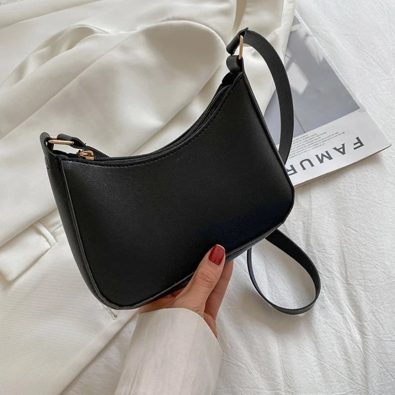 Retro PU Leather Shoulder Bags for Women - Shopping Handbags