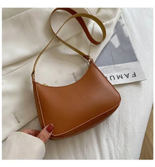 Retro PU Leather Shoulder Bags for Women - Shopping Handbags
