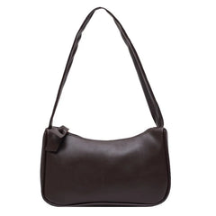 Retro Solid Totes Bag Women's Handbag PU Leather Shoulder Underarm Bag