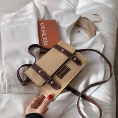 Retro Spring Handbags For Women Pu Leather Shoulder Bag