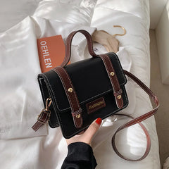 Retro Spring Handbags For Women Pu Leather Shoulder Bag