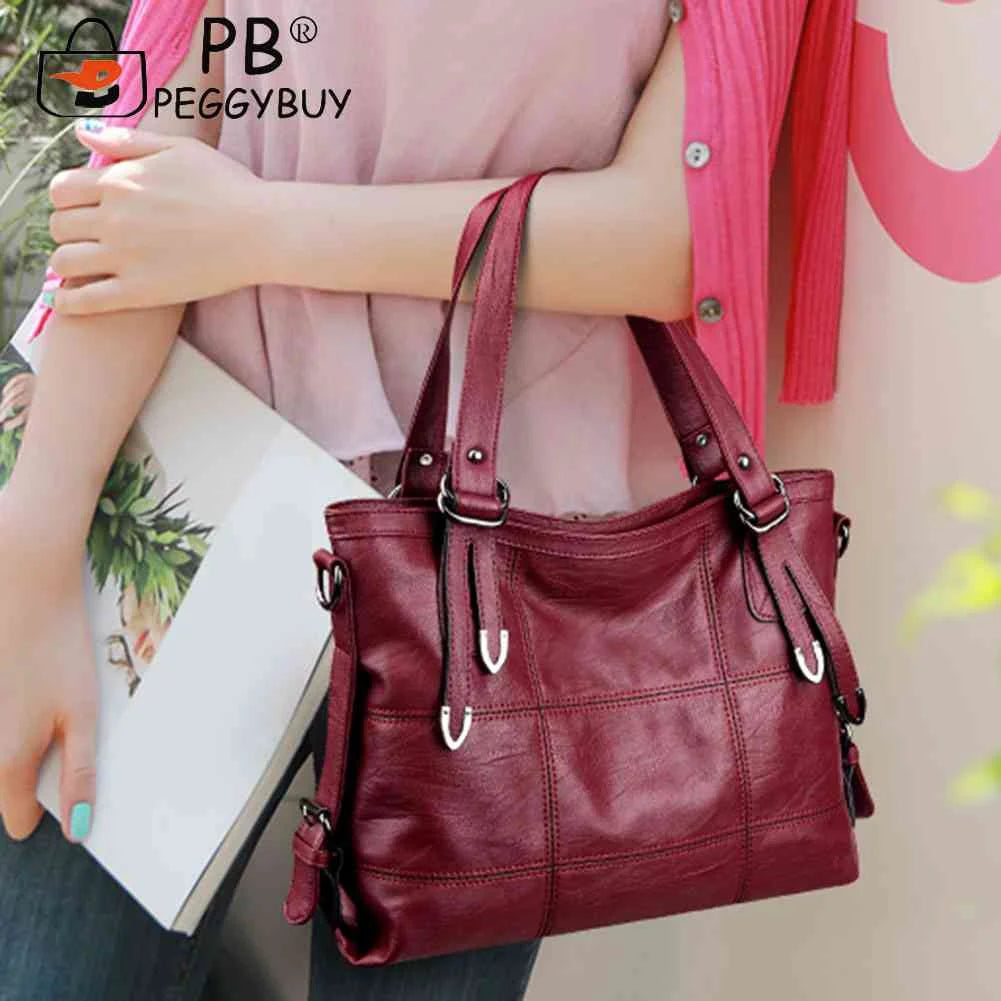 Vintage Large Women Handbags Autumn Winter Shoulder Bags