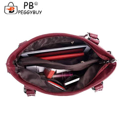 Vintage Large Women Handbags Autumn Winter Shoulder Bags