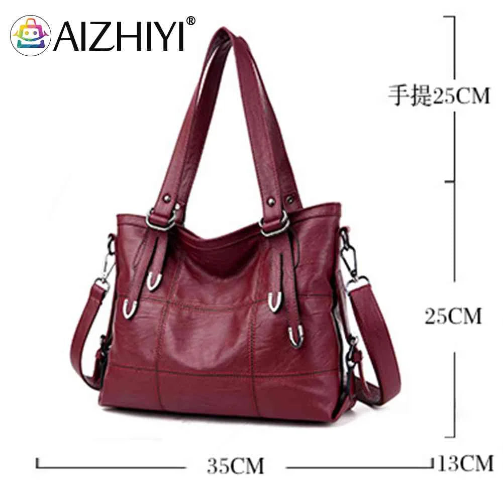 Retro Style Large Women Handbags Autumn Winter