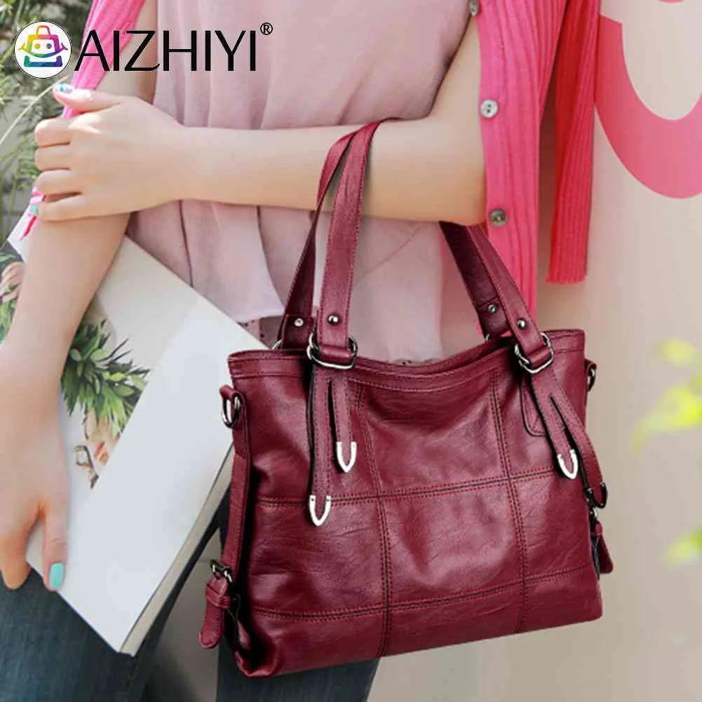 Retro Style Large Women Handbags Autumn Winter