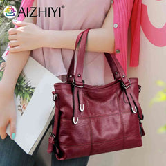 Retro Style Large Women Handbags Autumn Winter