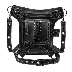Steampunk Waist Bag Thigh Leg PU Leather Adjustable Strap Shoulder Bag
