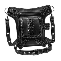 Steampunk Waist Bag Thigh Leg PU Leather Adjustable Strap Shoulder Bag
