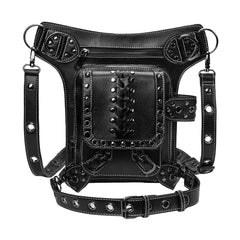 Steampunk Waist Bag Thigh Leg PU Leather Adjustable Strap Shoulder Bag