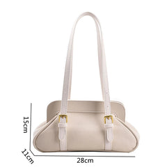 Retro Style Underarm Shoulder Bags Woman Purses Texture Boston Bag