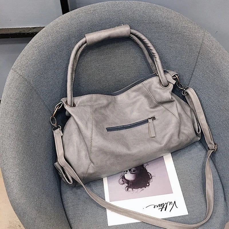 Skew Leisure Dumpling Bag Soft Leather Shoulder Bag Large Capacity Crossbody Bag