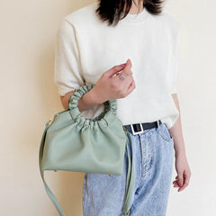 Vintage Leather Tote Bag for Women