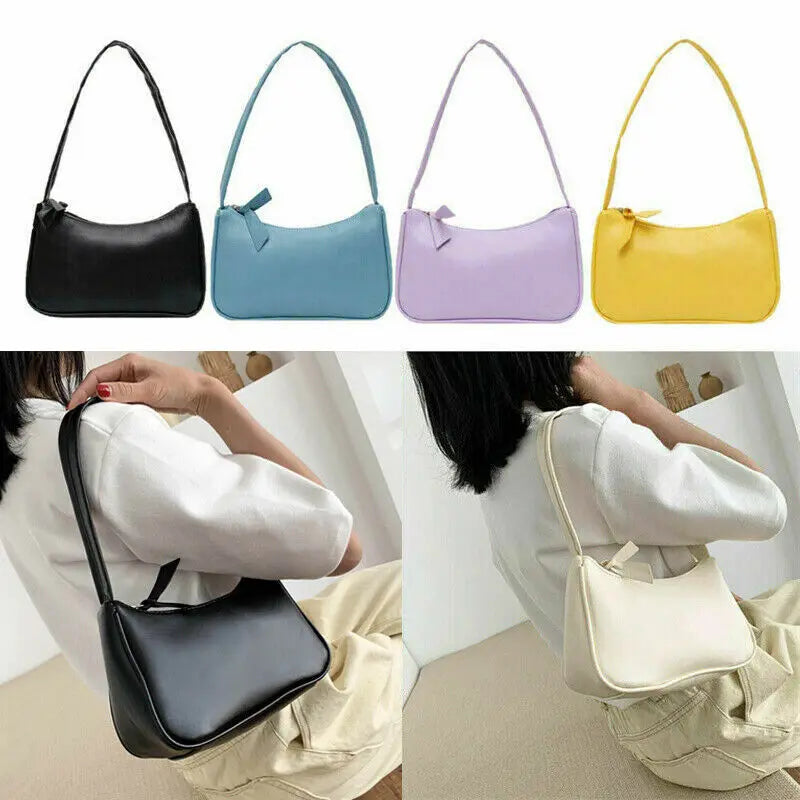 Retro Totes Bags Vintage Handbag Small Subaxillary Bag Casual Mini Shoulder Bag