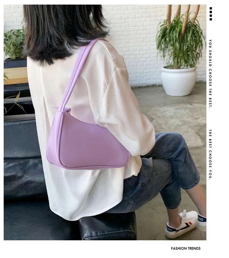Retro Totes Bags Vintage Handbag Small Subaxillary Bag Casual Mini Shoulder Bag