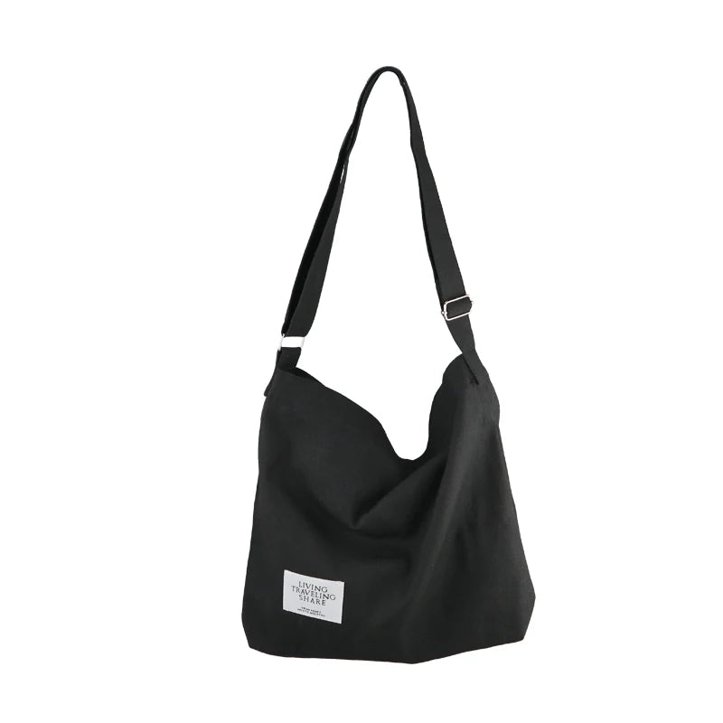 Retro Ladies Messenger Bag Canvas Shoulder Handbag Large Capacity