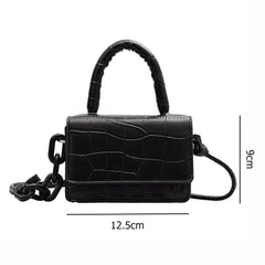 Retro Women Shoulder Bags Leather Chain Mini Purses Handbag Shopping Bag