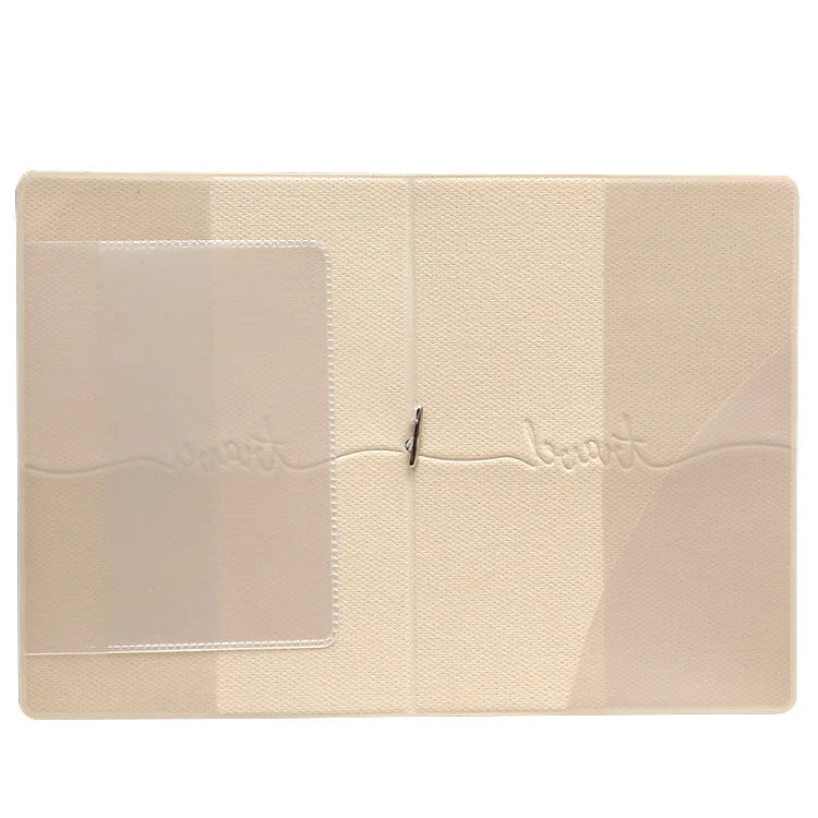 Retro Vintage Travel Map Passport Holder Multi-Function Document Set