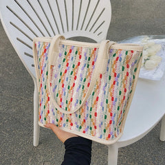 Retro Women Bag High Female Vintage Shoulder Bags Plaid Printing Handbag