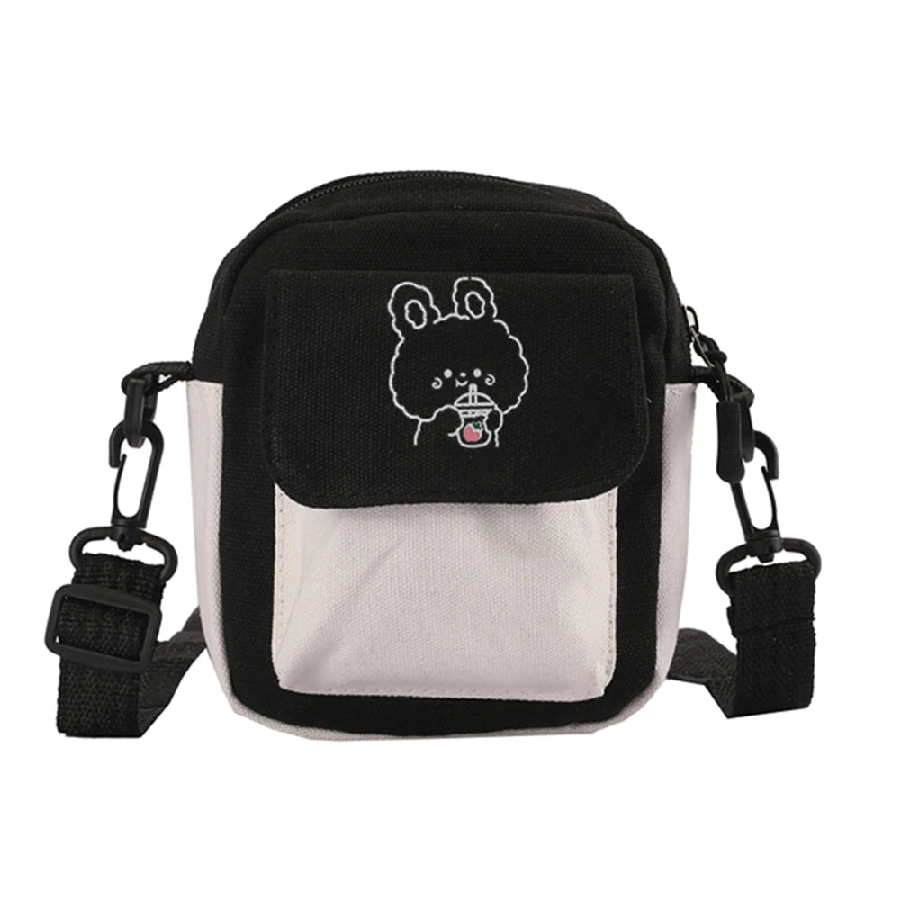 Retro Women Cartoon Shoulder Bag Mini Crossbody Bag