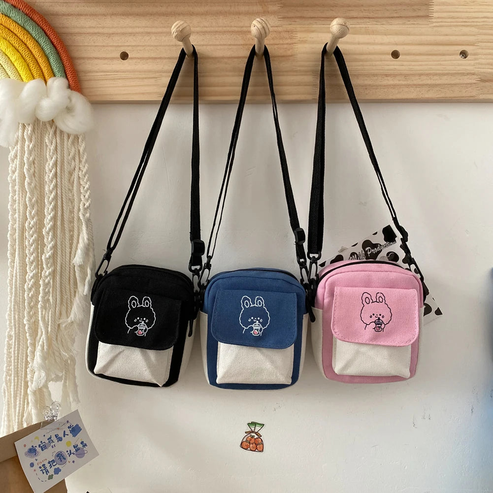 Retro Women Cartoon Shoulder Bag Mini Crossbody Bag