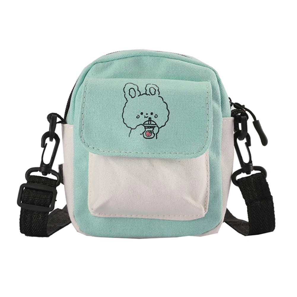 Retro Women Cartoon Shoulder Bag Mini Crossbody Bag