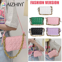 Geometric Embroidery Pattern Leather Crossbody Messenger Bag