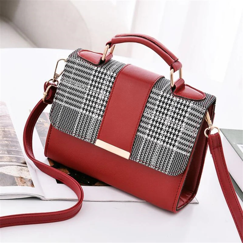 Retro Women Handbag Ladies Crossbody Messenger Bags High PU Leather