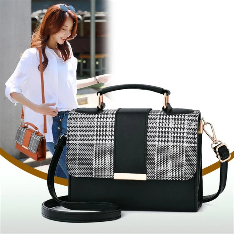 Retro Women Handbag Ladies Crossbody Messenger Bags High PU Leather